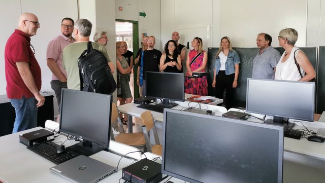 Blick in den Computerraum